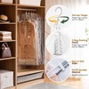 TAILI Hanging Vacuum Sealer Storage Space Saver Bags for Clothes,