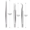 EDu Precision Tweezers, Precision, Extra Fine, High Precision, Thin Plastic