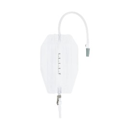 1Pc Urine Leg Bag 500ml Long Tube - Lever Tap Valve - Fabric Back – Sterile Drainage Leg Bag