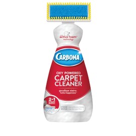 Carbona Carpet Cleaner with Brush | Oxy-Powered Foam for Spot Stain Removal | 13.5 Fl Oz