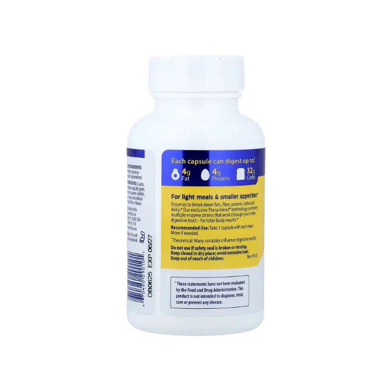 Suplemento Cápsula Enzymedica Sabor Neutro 100g