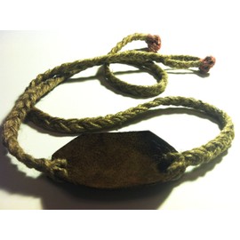 Leather Pouch and Jute Shepherd Sling Handmade By David the Shepherd