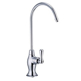 Oslo One-Way Tap Chrome for Drinking Water, Water Filter Kitchen Tap, Reverse Osmosis, Osmosis Tap, for Osmosis Systems, Drinking Water Systems