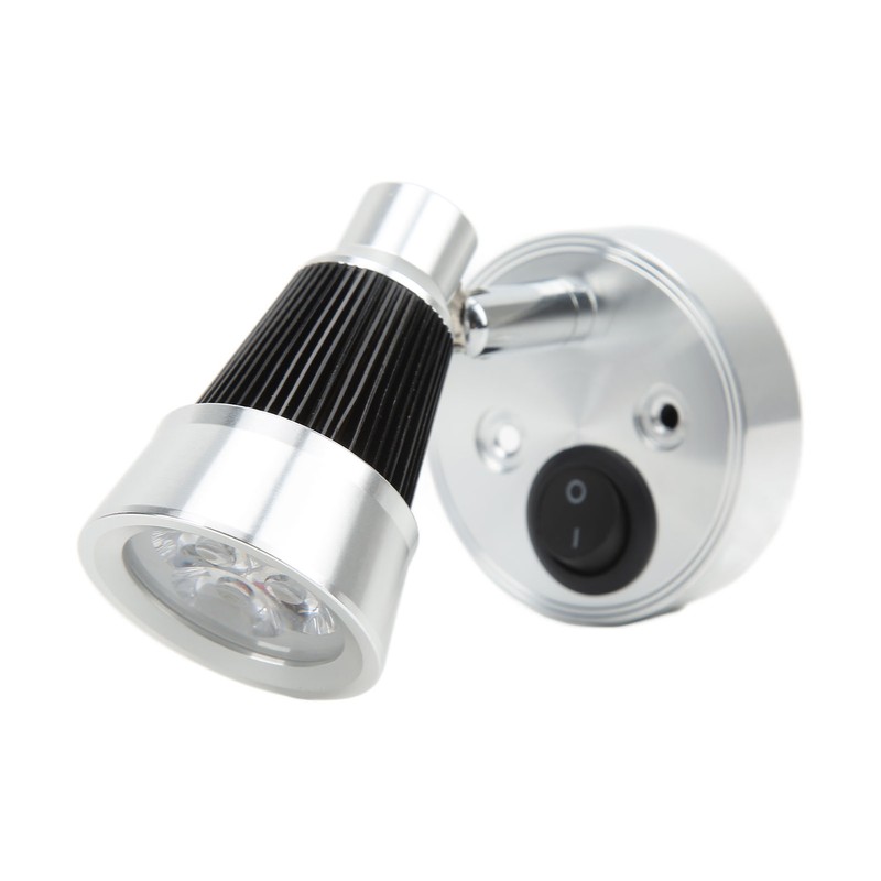 LED Swivel Reading Light 90° Adjustable RV Spotlight Interior Lighting