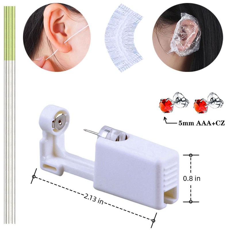 20 Pcs Ear Piercing Kit, Disposable Ear Piercing Gun Kit