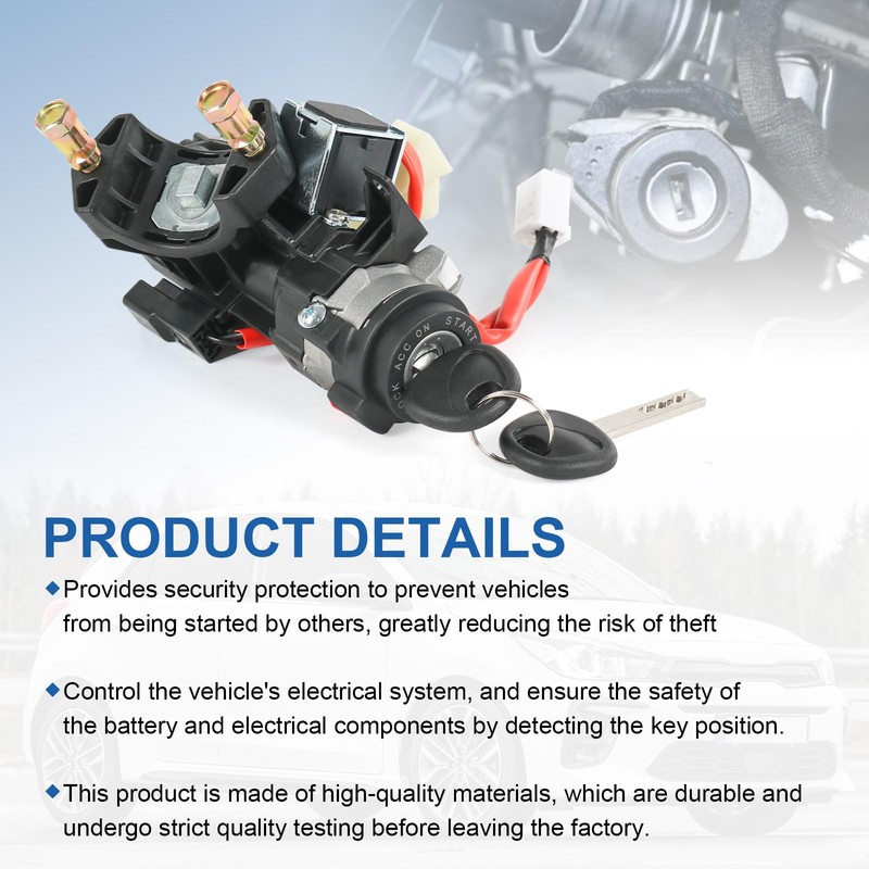 81900-H9G00 Ignition Lock Switch Assembly with 2 Keys Compatible with