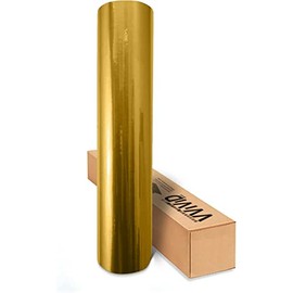 VViViD® Liquid Metallic Yellow Gold Vinyl Wrap Roll Automotive Air-Release Adhesive DIY Decal Sheet (3ft x 5ft)
