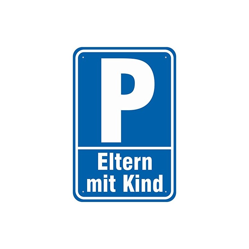 Sign 30 x 45 cm Parking Space Parents Mother with