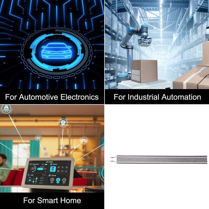 MECCANIXITY Thin Film Pressure Sensor, FSR408 30g-10kg Force Sensing Resistor