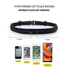 CYchen Money Phone Holder Belts for Mens and Womens, Waterproof Bumbags, Hidden Flipbelt, Ideal Accessories Bum Bags for Water and Outdoor Gear