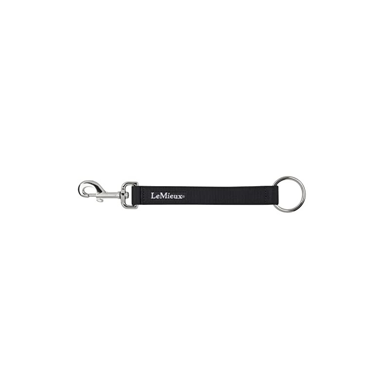 LeMieux Hook & Loop Strap - Black - Tough Nylon