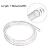 sourcing map PVC Clear Vinyl Tubing, 8mm(5/16") x 11mm Plastic