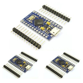hiletgo 3pcs Leonardo Pro Micro ATmega32u4 Arduino 5 V/16mhz bootloadered IDE Micro USB Pro Micro