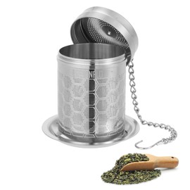 Brewinflo Tea Infuser Pack of 1 - Large Tea Infuser for Loose Leaf Tea – Extra Fine Mesh 304 Stainless Steel Tea Diffuser for Loose Tea & Spices - Ideal for Black Tea, Rooibos, and More
