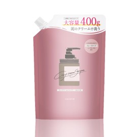 cocone COCONE Clay Cream Shampoo for Supreme Silky Shine Hair [Cream Shampoo Repair Moisturizing] Plus Care 1 Bag (Herbal Rose Refill)