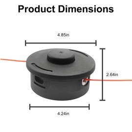 AAAQQ 25-2 Trimmer Head, 4002 710 2108 Bump Feed Trimmer Head for Stihl FS55 FS56 FS70 FS80 FS85 FS90 FS91R FS94R FS100RX FS110 FS111RX FS120 FS130 FS131 FS240, 25-2 String Trimmer Head 4002 710 2191