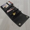 flevado Men's Wallet RFID Protection Trouser Chain Real Leather Portrait