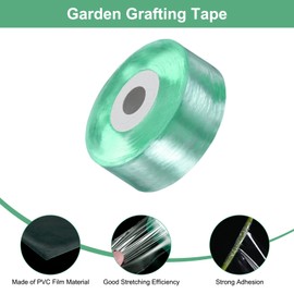 M METERXITY 2-Pack Grafting Tape, 131yards x 0.8"(L x W) Tree Grafting Tape Per Pack, Plant Repair, Stretchable Floristry Film for Tree/Fruit/Poly Budding