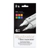 Spectrum Noir Illustrator (6Pc) - hues, Pack of 6 ,