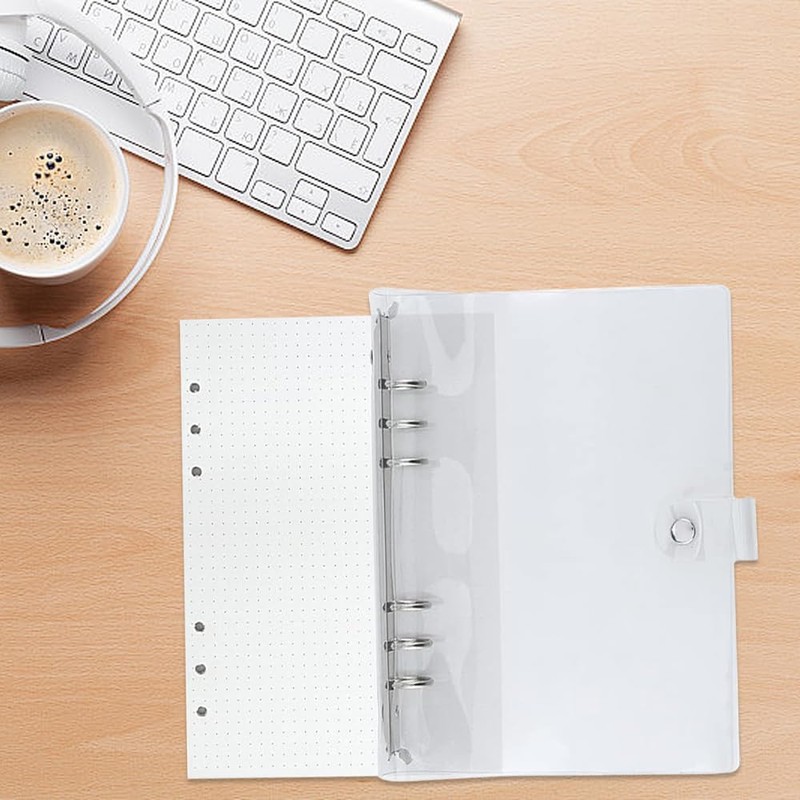 A5 Refill Paper, 3 Pack A5 Paper Dotted 6 Holes