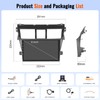 [2+64GB] Realdio Android 15 Car Radio for Toyota Yaris/Vios 2007-2012
