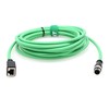 HangTon M12 4 Pin D-Coded Male to RJ45 Female Ethernet