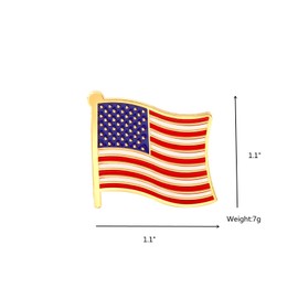 USA Flag Pins 2024 Presidential Election America Lapel Button Pin Brooch Vote Souvenir National flag Brooches