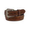 ARIAT Men's Tooled Cross Western Belt Brown 42