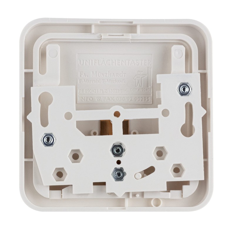 REV Push Button for Relay Light Switch White