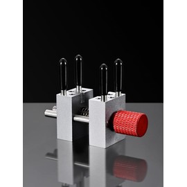 ANSAI PRO Metal Handy Mini Vise Vice Grip Width 0.78inch - 1.18inch Ajustable For Scale Model Hobby Craft Jewelry, Watch,Electronics (Red)