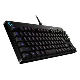 LOGICOOL Brand Pro - Teclado mecánico para videojuegos G-10 Pkb-700 - 001 con cable desmontable y sin escobillas, compatible con FPS                  