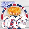 96Pcs Britain UK England Flag Party Decorations, Serves 24