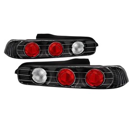 Xtune Euro Style Tail Light for Acura Integra 2 Door 94-01 - Black Clear