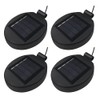 2/4 Solar Flower Lights Replacement Top Solar Panel Lantern Lid