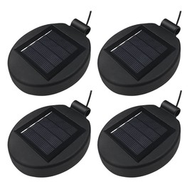 2/4 Solar Flower Lights Replacement Top Solar Panel Lantern Lid Lights Replacement Top Bulb Replacement Part for Outdoor Flower Solar Lights Garden Patio Yard Pathway Party Holiday Decoration (4 Pieces)