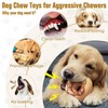 egniFurn Tough Rubber Dog Toys for Aggressive Chewers - Durable,