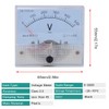 Telituny Voltmeter, 0-500V Professional AC Pointer Multimeter Voltmeter 2.5 Accuracy