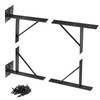 Mofeez Corner Brace Bracket No Sag Kit for Shed Doors,