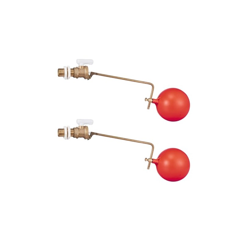Adjustable 1/2" Part 2 Ball-Cock Float Valve with Ball for