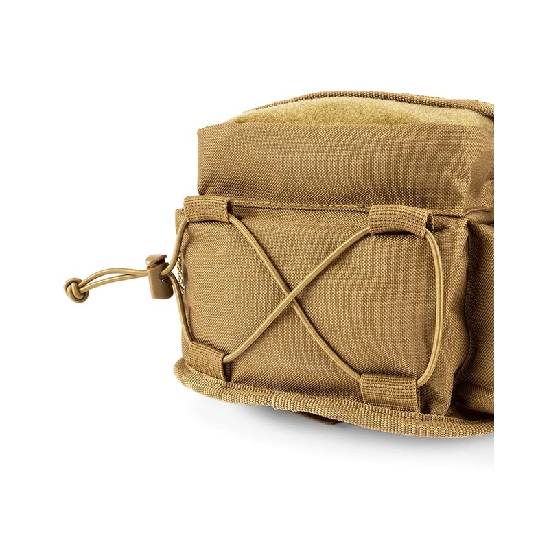 Brandit Side Pocket Molle Travel Side Bag, camel, Unit size,