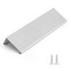 Rergy 10 Pack 5 INCH Cabinet Pulls Brushed Nickel Finger