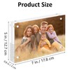 SAREAL 5x7 Magnetic Acrylic Frame - 20mm Ultra-Clear Double-Sided Display