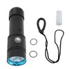 5000LM Diving Flashlight 4 Modes Underwater IPX8 Waterproof Submersible White