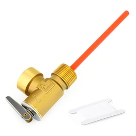 GASHER 3/4" NPT RV Water Heater Temperature & Pressure Relief Valve with Epoxy-Coated Probe, For Hot Water Heater Tanks