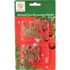 120Pcs Gold Christmas Ornaments Hangers Hooks for Christmas Tree Baubles,