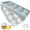 SlowTon Moldes y Bandejas para Cubitos de Hielo, Moldes para