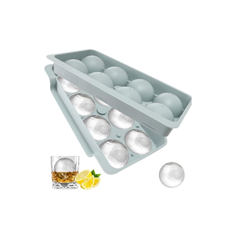SlowTon Moldes y Bandejas para Cubitos de Hielo, Moldes para