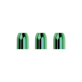 L.Style Copas new champagne ring verde premium 3 unidades