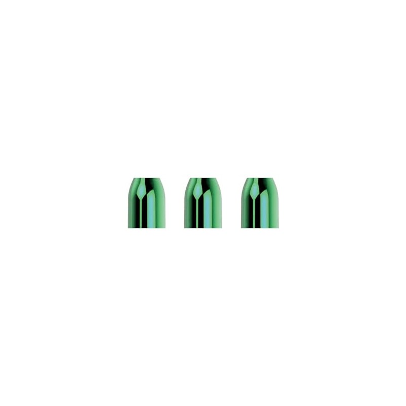 L.Style Copas new champagne ring verde premium 3 unidades
