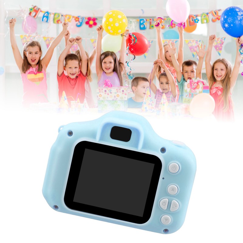 Kids Camera Support Timing One Button Operation Educational Toddler Digital